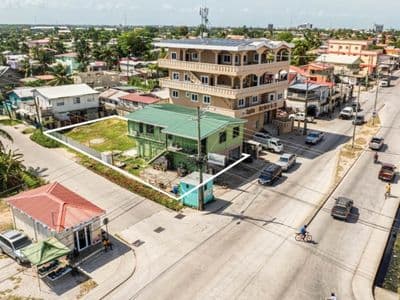 Commercial Corner Lot in Corozal Town